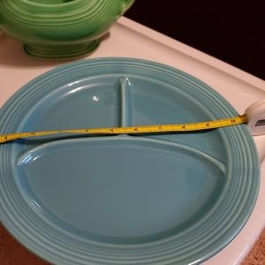 Vintage Fiestaware Divided Plate